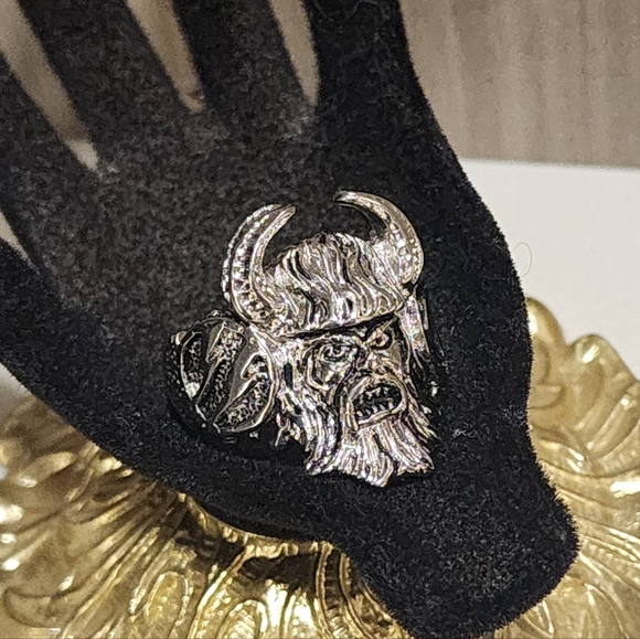 Thor RING Vintage 1980s Signed DS 84 Biker Ring - Picture 2 of 10